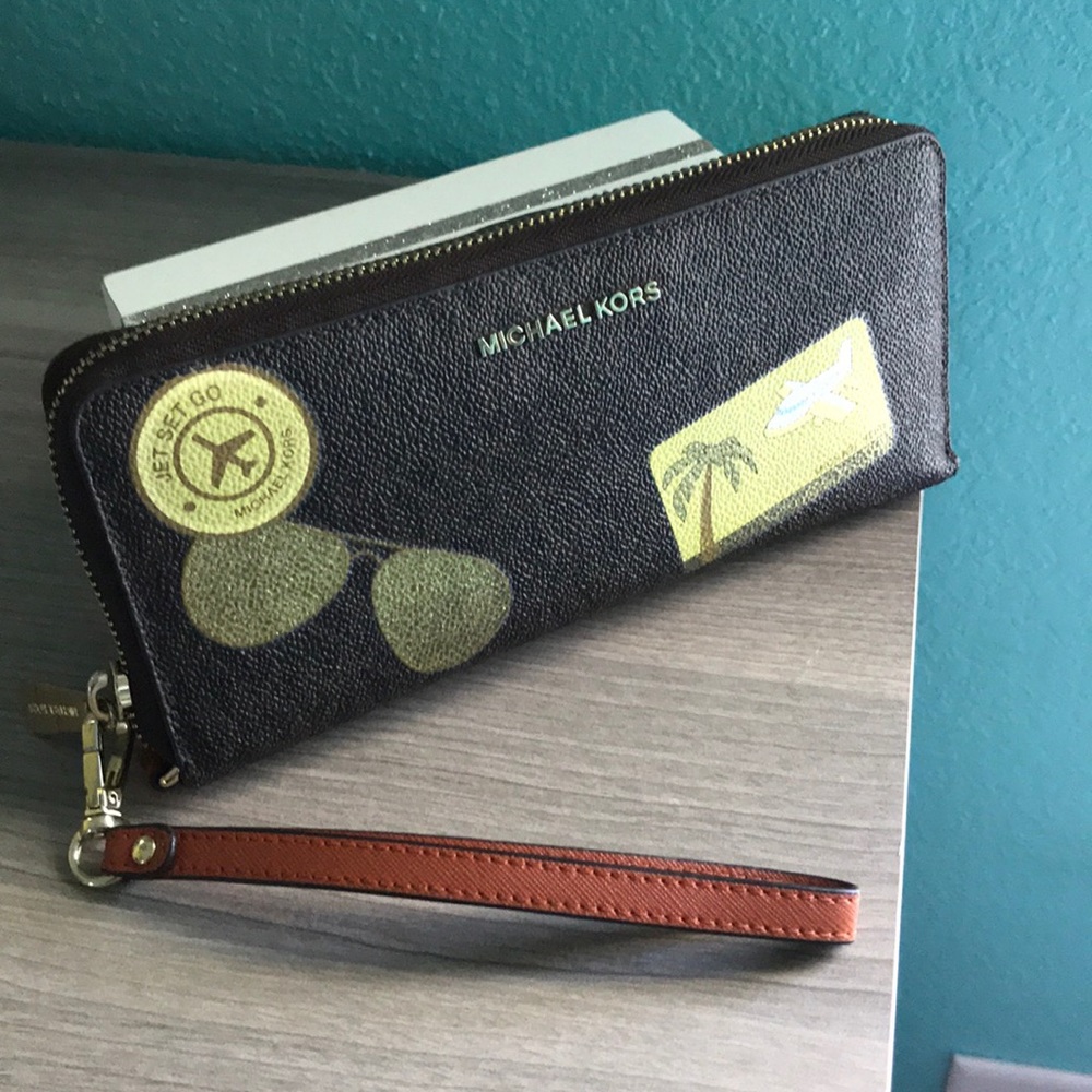 Michael Michael Kors illustration wallet